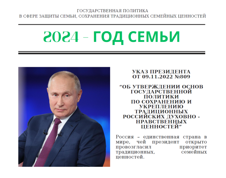 ГОД СЕМЬИ.